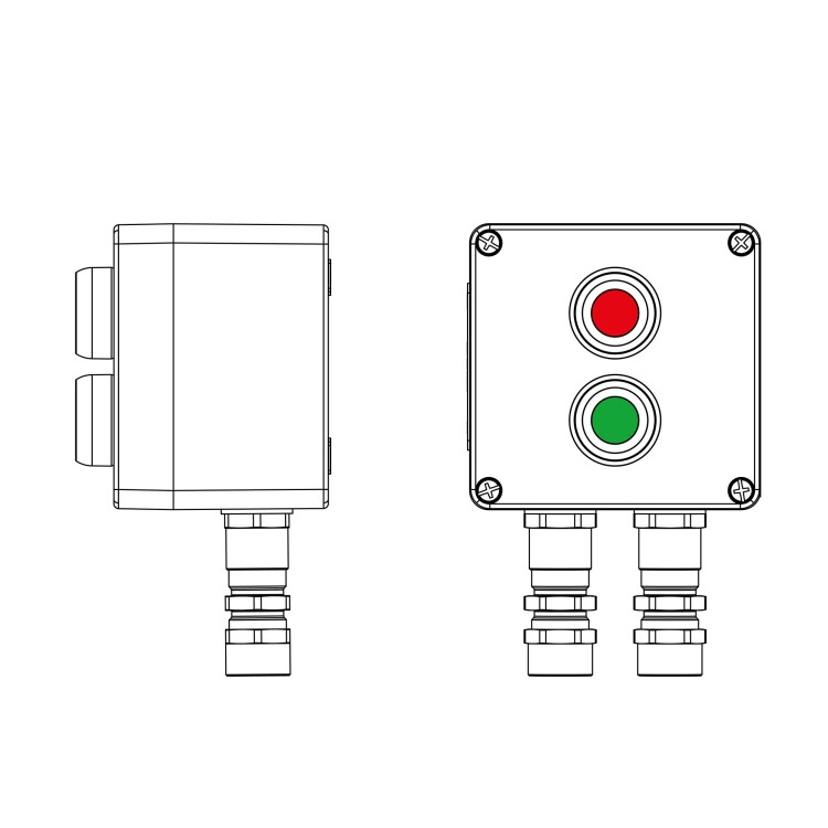 DKC CPE-P-03-(1xP1G(11)-1xP1R(11))-2xKA2MHK(C)1Ex d e IIC Т5 Gb / Ex tb IIIC T95°C Db IP66 / КЗ / ШЗ (2231.031.22.11J) превью в интернет-магазине электрики Форум Электро в Москве