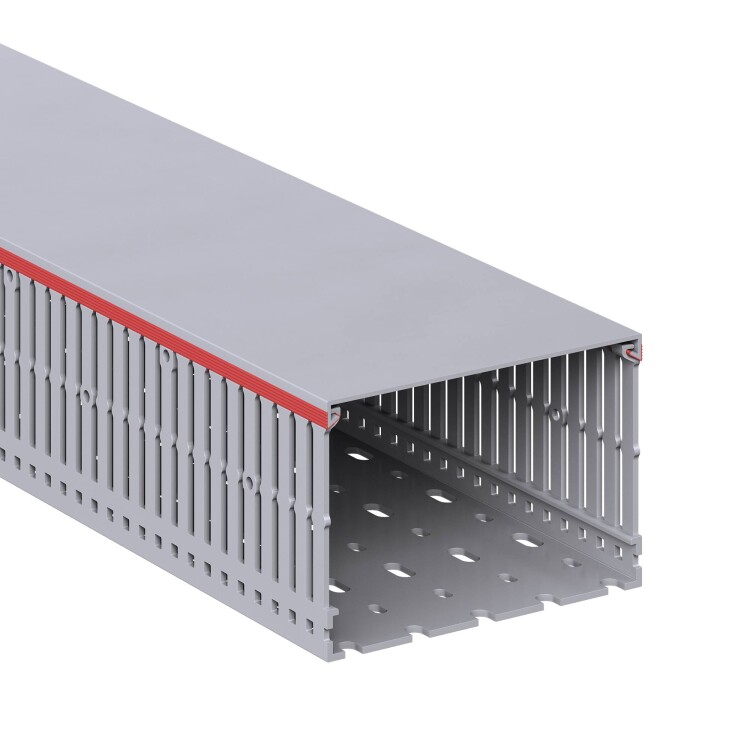 DKC Короб перфорированный, серый RL6 120x80 (01131RL) превью в интернет-магазине электрики Форум Электро в Москве