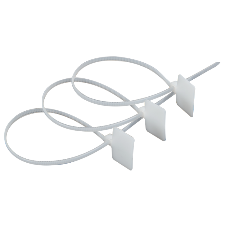 КЭАЗ Хомут с площадкой OptiKit CT-M-N-3,0х200-белый(100шт) (278332) превью в интернет-магазине электрики Форум Электро в Москве