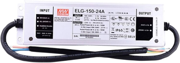 LEDEL Блок питания MeanWell ELG-150-24А (Y0000037233) превью в интернет-магазине электрики Форум Электро в Москве