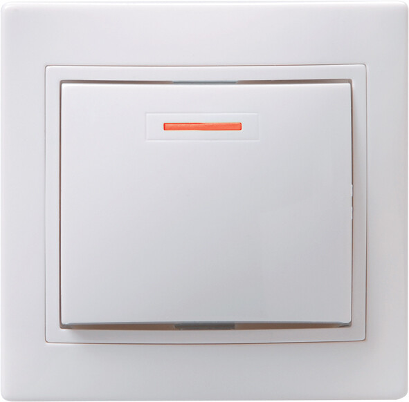 Фотография IEK KVARTA ВС10-1-1-КБ Выключатель 1кл с инд. 10А (белый) (EVK11-K01-10-DM) в интернет-магазине Форум Электро в Москве Картинка IEK KVARTA ВС10-1-1-КБ Выключатель 1кл с инд. 10А (белый) (EVK11-K01-10-DM) в интернет-магазине Форум Электро в Москве