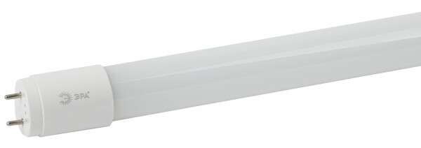 ЭРА Лампа светодиодная RED LINE LED T8-10W-865-G13-600mm R G13 10Вт трубка стекло холодный дневной свет, пенорукав