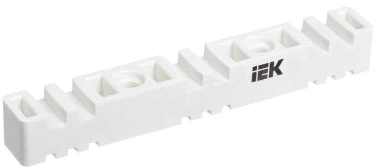 IEK Изолятор шинный плоский ИШП 3P для шин 5 и 10 мм 270 мм