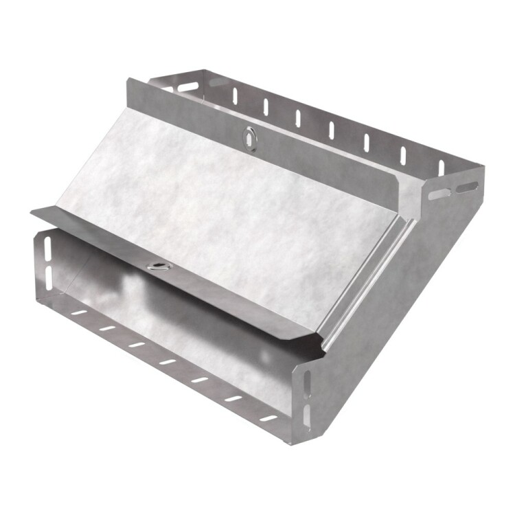 Промрукав Угол вертикальный внутренний 90 градусов с крышкой Стандарт 400х80 (PR16.0602) превью в интернет-магазине электрики Форум Электро в Москве