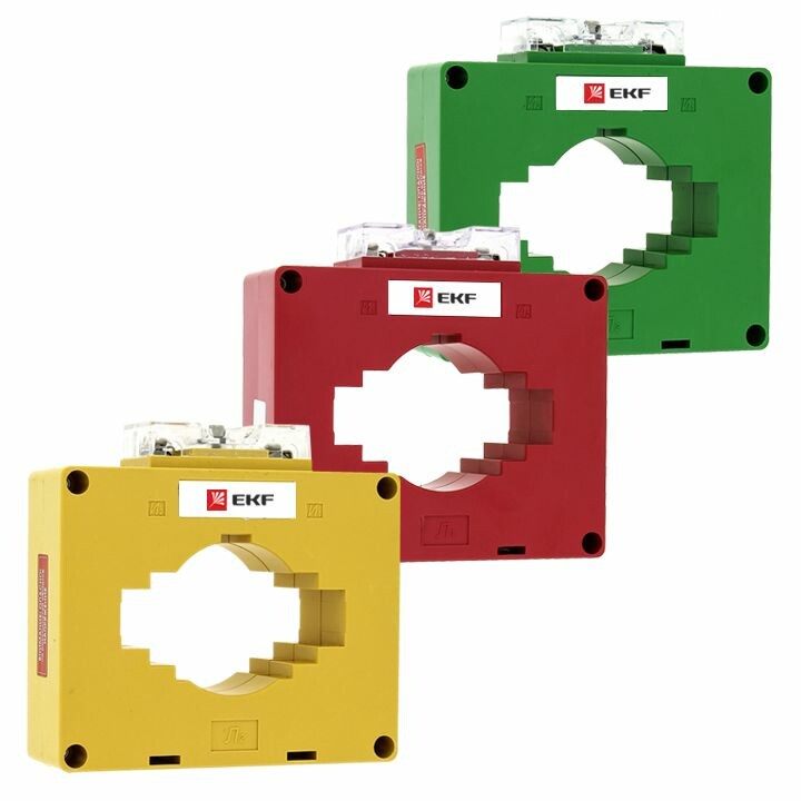 Трансформатор тока ТТЭ-85-800/5А класс точности 0,5 (color) EKF (tc-85-800-c) превью в интернет-магазине электрики Форум Электро в Москве