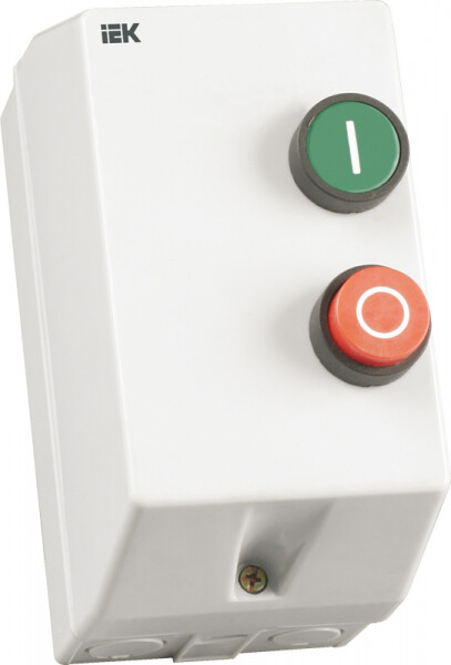 IEK Контактор КМИ11260 12А IP54 с индик. Ue=400В/АС3