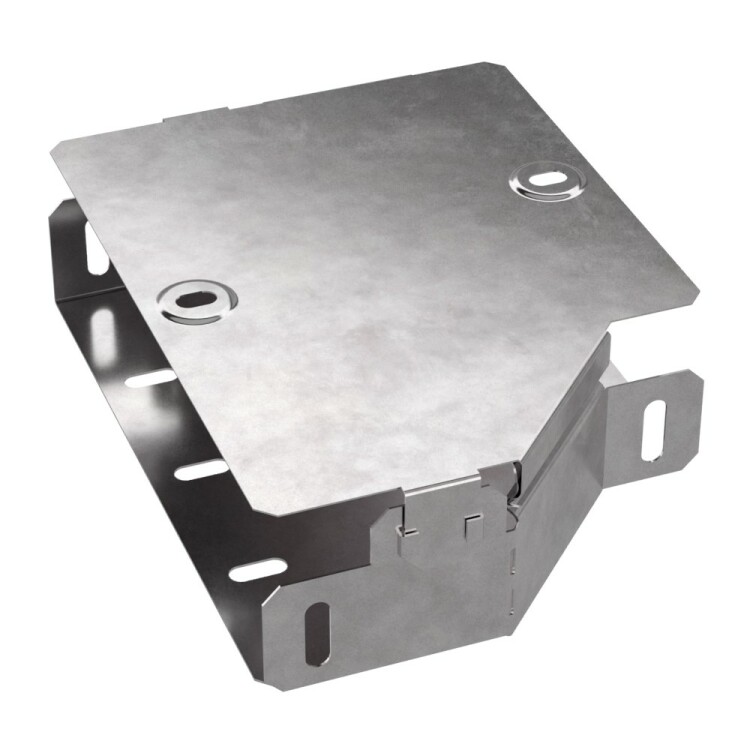 Промрукав Переходник левый с крышкой Стандарт 200х150х50 (PR16.0490) превью в интернет-магазине электрики Форум Электро в Москве