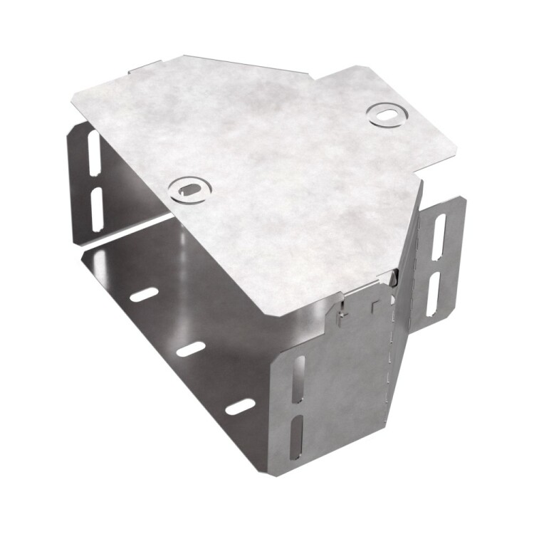 Промрукав Переходник симметричный с крышкой Стандарт 200х100х100 (PR16.0475) превью в интернет-магазине электрики Форум Электро в Москве