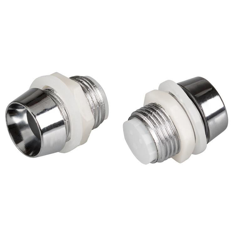 Arlight 10PC Держатель 10мм (хром. пластик, с гайкой) (10мм (круглый)) (026710) превью в интернет-магазине электрики Форум Электро в Москве