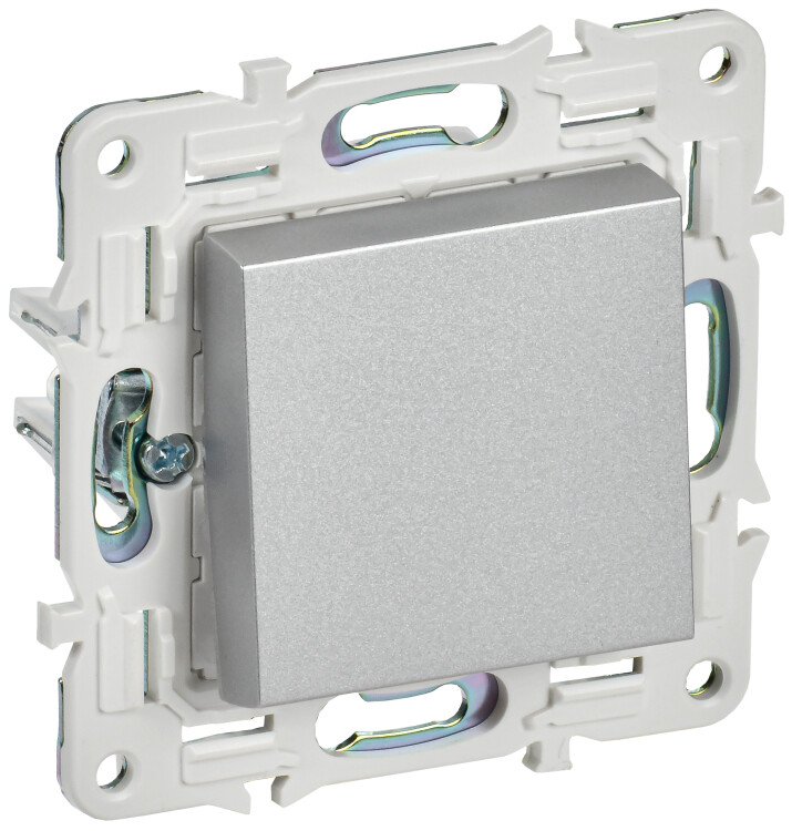 Фотография IEK SKANDY Серебряный Выключатель 1-клавишный кнопочный 10А SK-V14S (SK-V17-0-10-K23) в интернет-магазине Форум Электро в Москве Картинка IEK SKANDY Серебряный Выключатель 1-клавишный кнопочный 10А SK-V14S (SK-V17-0-10-K23) в интернет-магазине Форум Электро в Москве