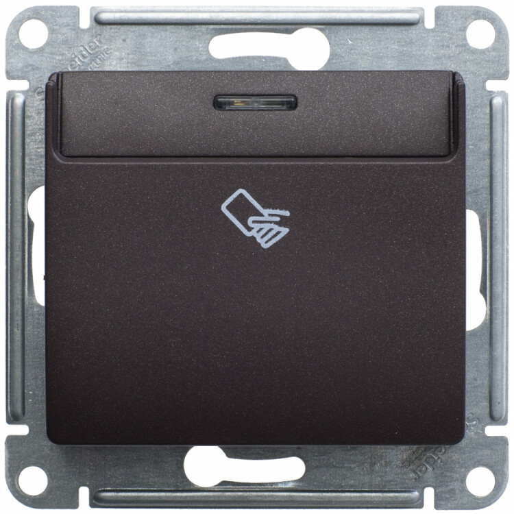 Фотография Systeme Electric Glossa Шоколад Выключатель карточный, сх.6 (GSL000869) в интернет-магазине Форум Электро в Москве Картинка Systeme Electric Glossa Шоколад Выключатель карточный, сх.6 (GSL000869) в интернет-магазине Форум Электро в Москве