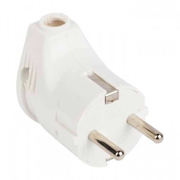 Картинка EKF PROxima Вилка угловая с/з бел. 16А 250В (AVY16-10) в интернет-магазине Форум Электро в Москве