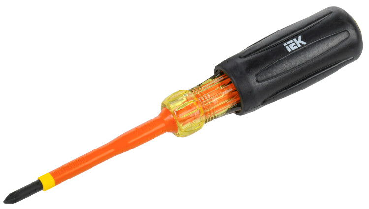 ARMA2L 5 Отвертка диэлектрическая PZ1х80 Т3 IEK (A2L5-SC30-T3-PZ-10-080) превью в интернет-магазине электрики Форум Электро в Москве