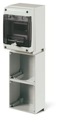 Корпус на 6 модулей и 2 поста  с основанием 136х125 мм. (DIS5720311) превью в интернет-магазине электрики Форум Электро в Москве