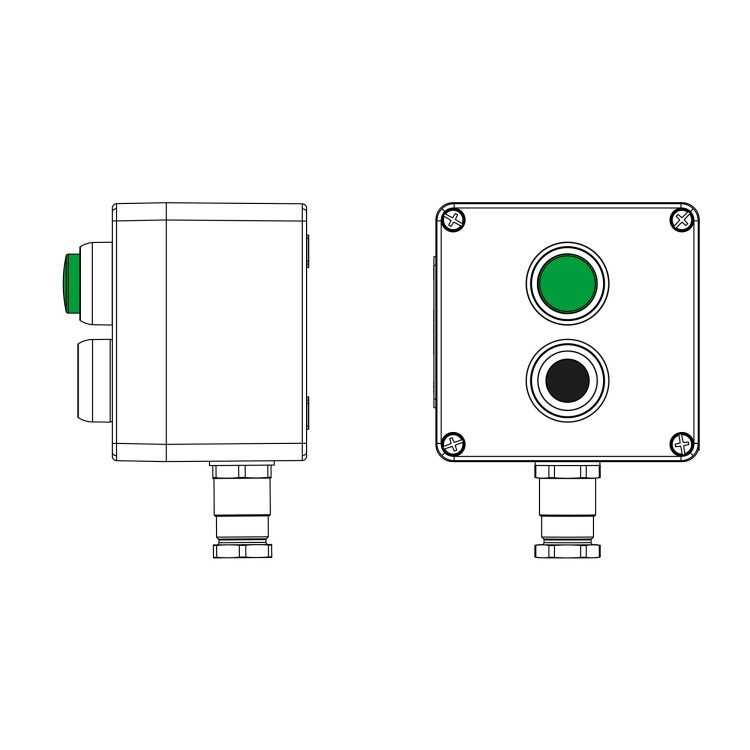 DKC CPE-P-03-(1xP1B(11)-1xLG(250))-1xKH2MHK(C)1Ex d e IIC Т5 Gb / Ex tb IIIC T95°C Db IP66 / КЗ (2231.031.22.121E) превью в интернет-магазине электрики Форум Электро в Москве