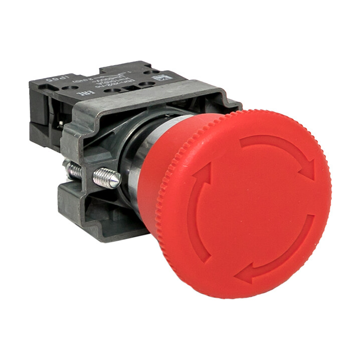 EKF PROxima Кнопка BS542 поворотная красная грибок NC IP65 EKF PROxima Кнопка BS542 поворотная красная грибок NC IP65