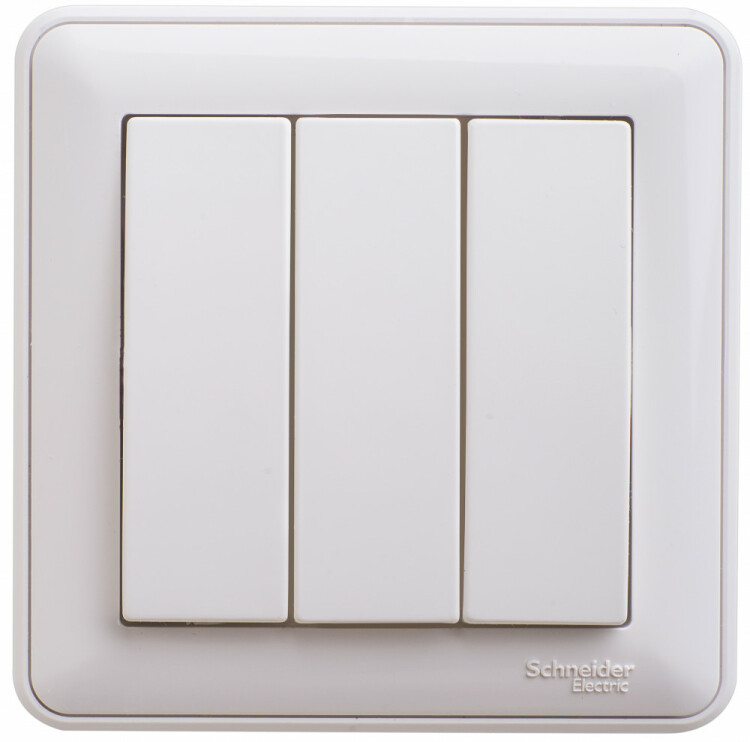 Картинка W59 3-клавишный ВЫКЛЮЧАТЕЛЬ, 10АХ, в сборе, БЕЛЫЙ (VS0510-351-18) в интернет-магазине Форум Электро в Москве