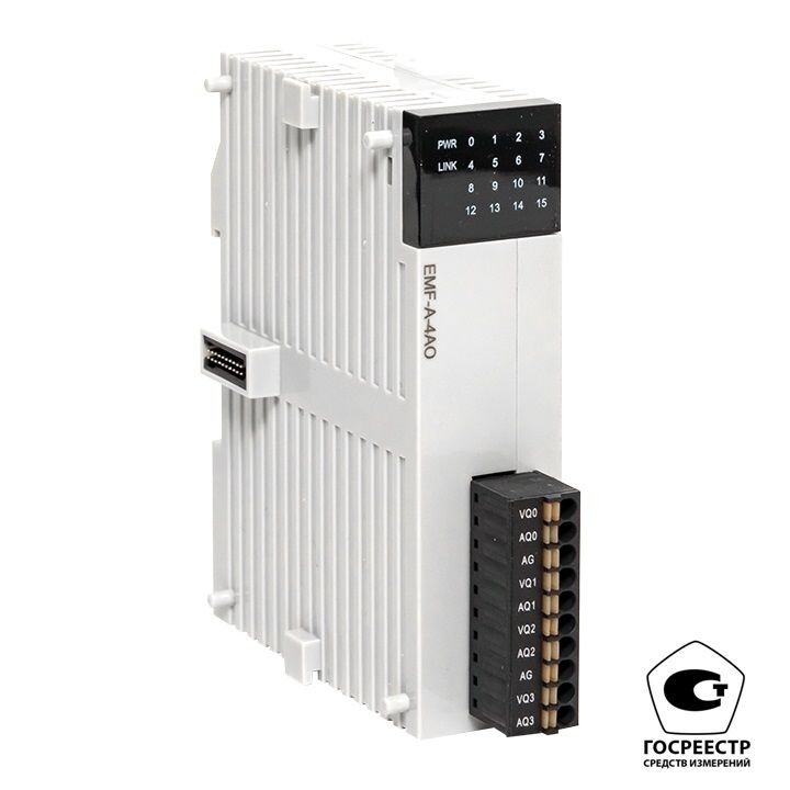 EKF Модуль аналогового вывода EMF 4 PRO-Logic (с поверкой) (EMF-A-4AO-V) превью в интернет-магазине электрики Форум Электро в Москве