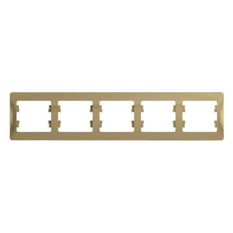 Картинка Systeme Electric Glossa Титан Рамка 5-ая, горизонтальная (GSL000405) в интернет-магазине Форум Электро в Москве