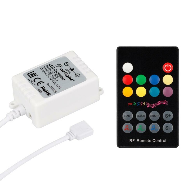 Arlight Аудиоконтроллер VT-S15-3x1A (12-24V, ПДУ Карта 18кн, RF) (IP20 Пластик, 1 год) (023320) превью в интернет-магазине электрики Форум Электро в Москве