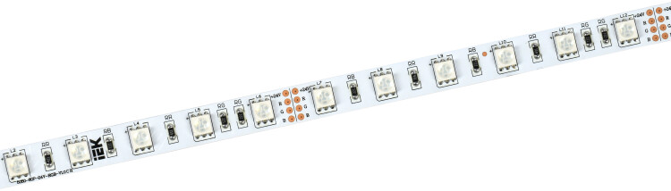 Лента LED 5м LSR-5050RGB60-14,4-IP20-24В IEK (LSR7-3-060-20-1-05-1) превью в интернет-магазине электрики Форум Электро в Москве