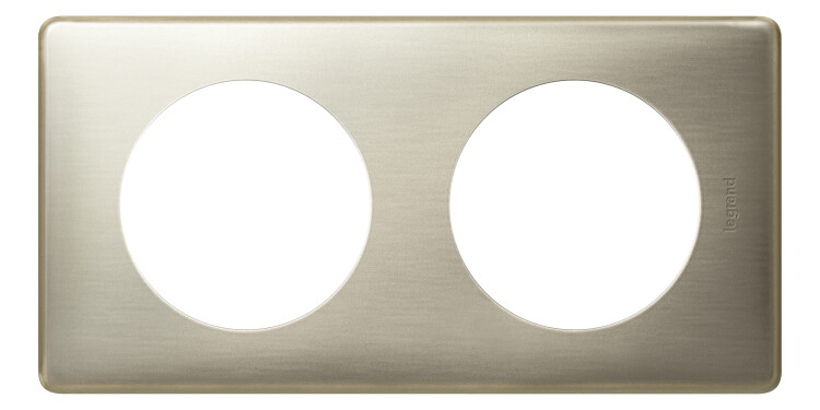 Картинка Legrand Celiane Титан Рамка 2-я (2+2 мод) (068902) в интернет-магазине Форум Электро в Москве