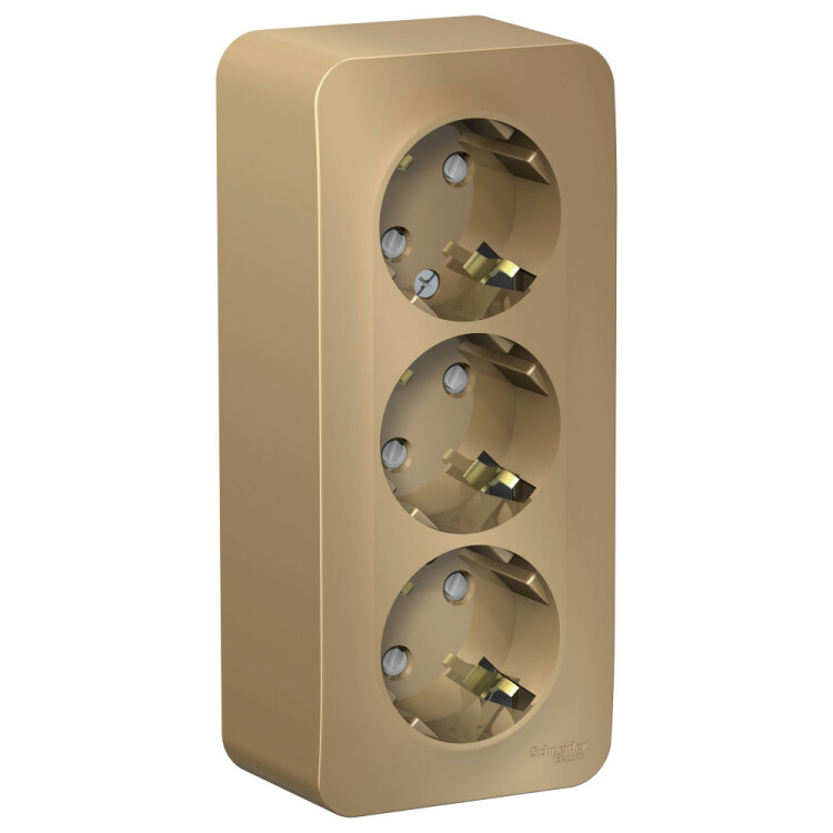 Фотография Systeme Electric Blanca наруж Титан Розетка 3-ая с/з со шторками 16А, 250В, изолир. пластина (BLNRA011314) в интернет-магазине Форум Электро в Москве Картинка Systeme Electric Blanca наруж Титан Розетка 3-ая с/з со шторками 16А, 250В, изолир. пластина (BLNRA011314) в интернет-магазине Форум Электро в Москве