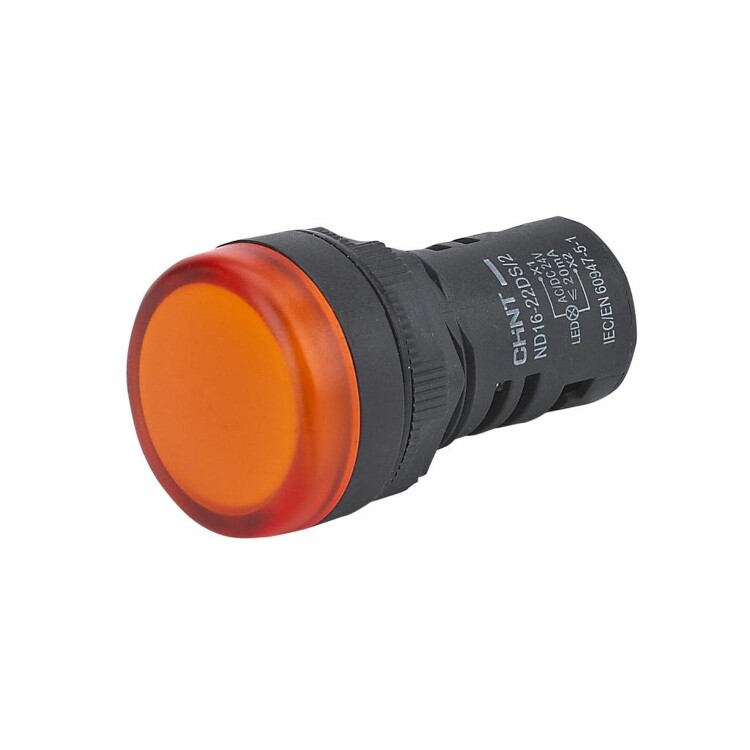 CHINT Индикатор ND16-22DS/4C оранжевый, компактный, встр. конденсатор, IP65 АС380В (R) (828192) превью в интернет-магазине электрики Форум Электро в Москве