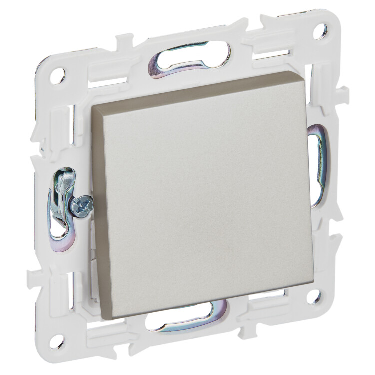 Картинка IEK SKANDY Шампань Выключатель 1-клавишный перекрестный 10А SK-V03Sh (SK-V13-0-10-K37) в интернет-магазине Форум Электро в Москве