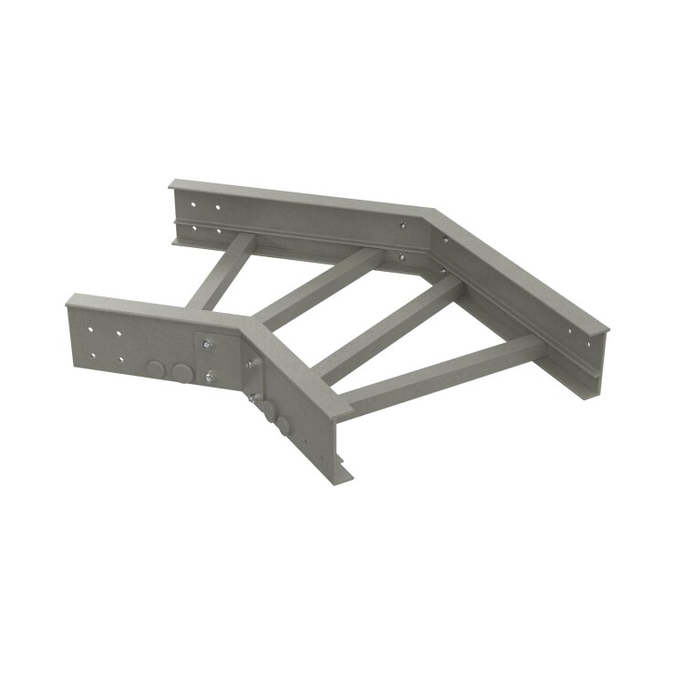 Угол горизонтальный 45 градусов 150x400 R300, стеклопластик. (GLG41540N) превью в интернет-магазине электрики Форум Электро в Москве