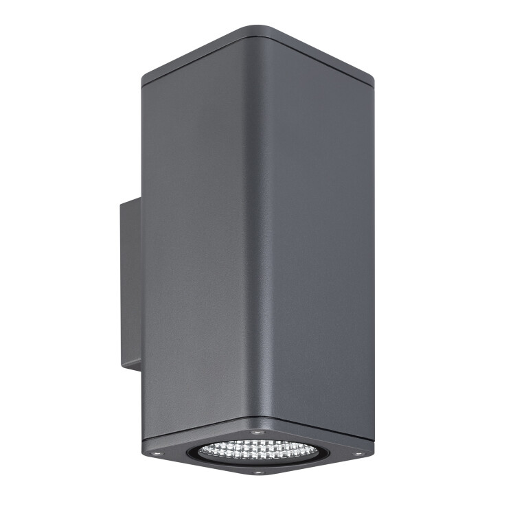 Светильник LGD-EVO-WALL-TWIN-S100x100-2x12W Warm3000 (GR, 44 deg, 230V) (Arlight, IP54 Металл, 3 года) (046195) превью в интернет-магазине электрики Форум Электро в Москве