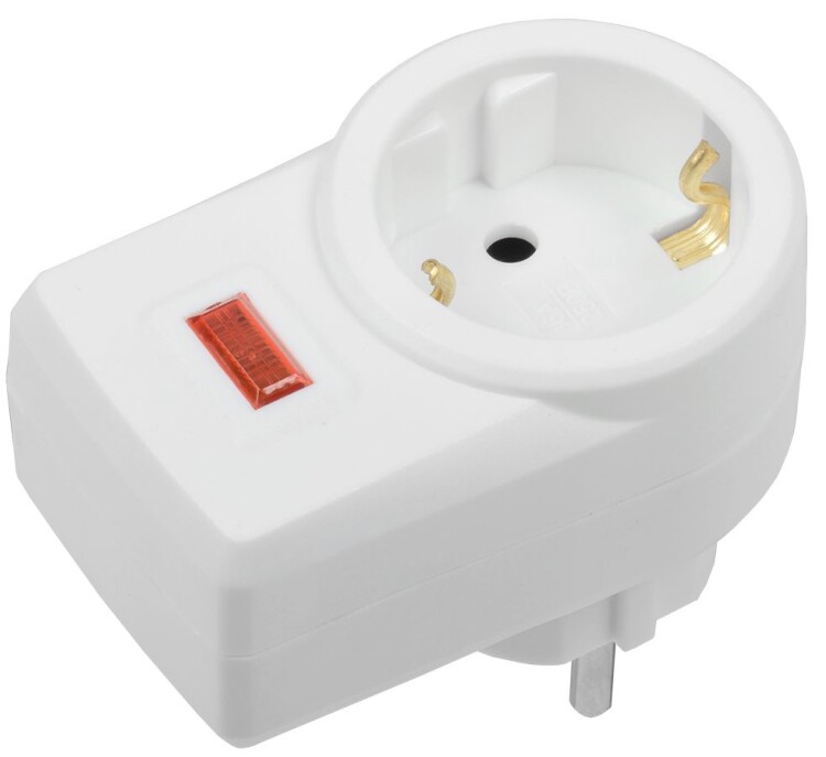 Картинка IEK Сетевой фильтр СФ-01 1 место 2P+PE 16А белый (WFP10-16-01-K01) в интернет-магазине Форум Электро в Москве