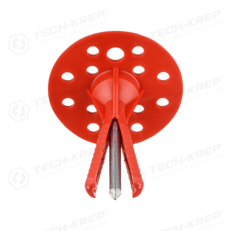 Дюбель для теплоизоляции с термоголовкой 10х80 (50 шт) - пакет Tech-Krep (124471) превью в интернет-магазине электрики Форум Электро в Москве
