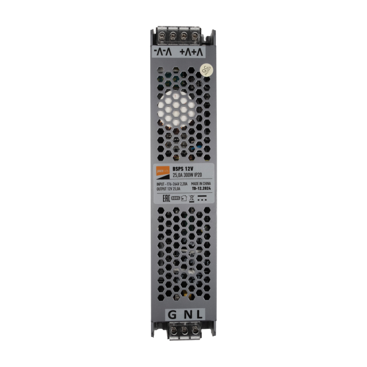 Блок питания (драйвер) BSPS 12V25,00A=300W IP20 2 г.гар. Jazzway (.5062146) превью в интернет-магазине электрики Форум Электро в Москве