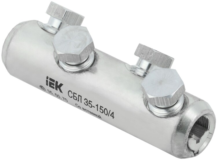 Соединитель болтовой луженый СБЛ 35-150/4 35кВ IEK (=this.property.MANUFACTURERCODE}) фото в интернет-магазине Форум Электро в Москве