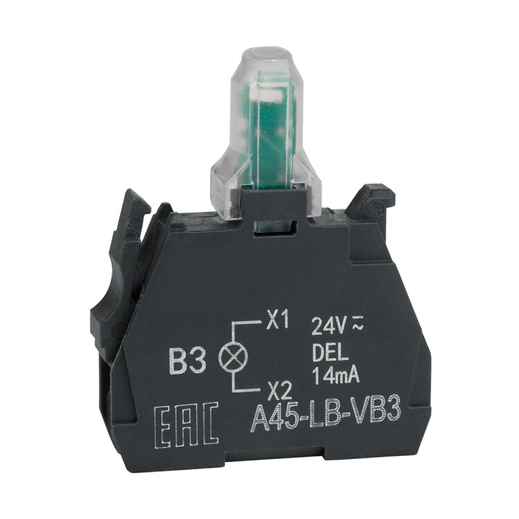 Световой блок OptiSignal D22 A45-LB-VM3 зеленый 230-240VAC ZBVM3 (332208) превью в интернет-магазине электрики Форум Электро в Москве