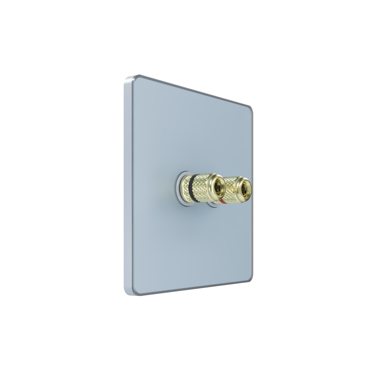 Картинка Systeme Electric Systeme Infinity Стальное небо Розетка аудио (FSE001187) в интернет-магазине Форум Электро в Москве
