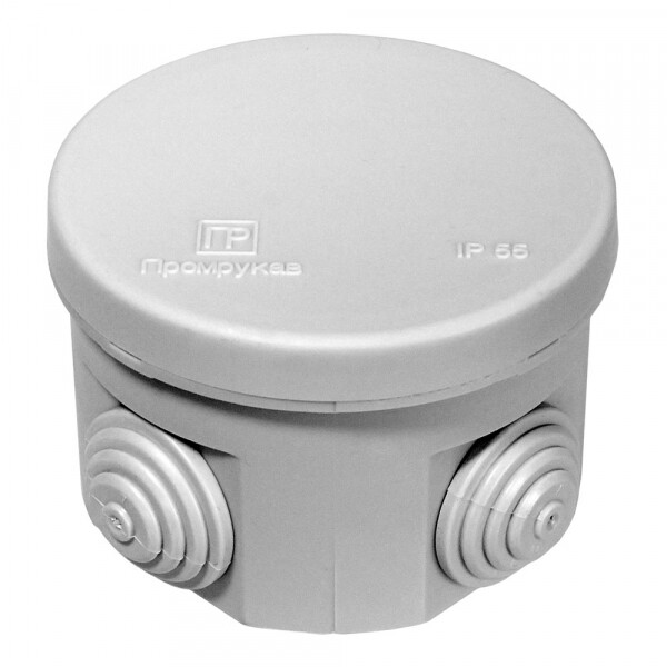 Коробка распределительная 40-0115 для о/п безгалогенная (HF) атмосферостойкая 70х50 (132шт/кор) Промрукав (40-0115) превью в интернет-магазине электрики Форум Электро в Москве