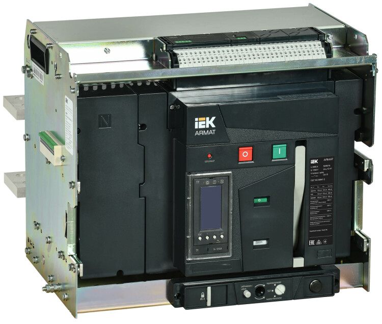 IEK ARMAT Автоматический выключатель воздушный выдвижного исполнения 4P F 125кА 3200А TY с акс. (AR-ACB-4VF-125-3200A-TYCF) превью в интернет-магазине электрики Форум Электро в Москве