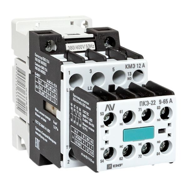 Комплект КМЭ 12А 1NO 400В с дополнительными контактами 2НО+2НЗ АС EKF AVERES (ctr-s-12-10-400-av-22) превью в интернет-магазине электрики Форум Электро в Москве Комплект КМЭ 12А 1NO 400В с дополнительными контактами 2НО+2НЗ АС EKF AVERES (ctr-s-12-10-400-av-22) превью в интернет-магазине электрики Форум Электро в Москве