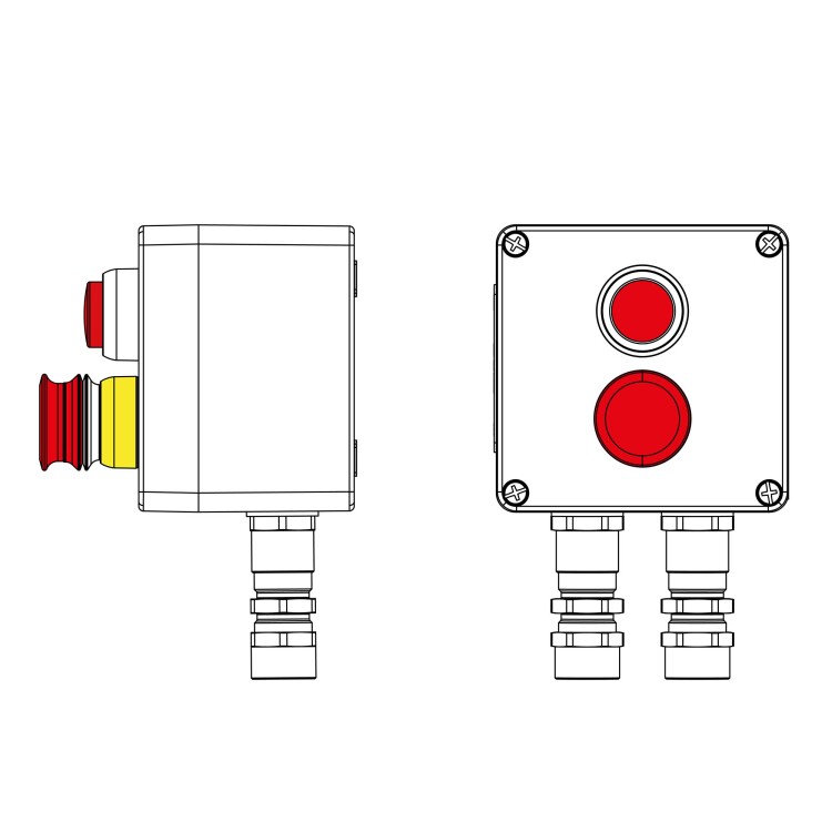 DKC CPE-A-12-(1xLR(220)-1xP3E(11))-2xKA2MHK(C)1Ex d e IIC Т5 Gb / Ex tb IIIC T95°C Db IP66 (2201.121.22.11I) превью в интернет-магазине электрики Форум Электро в Москве