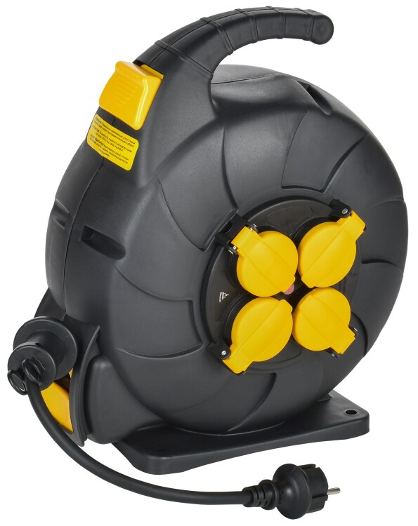 Картинка IEK TWIST Катушка УК15 2P+PE/15м 3х1,5мм2 КГ автосм. IP44 (TW-KP27-16-04-15-44) в интернет-магазине Форум Электро в Москве