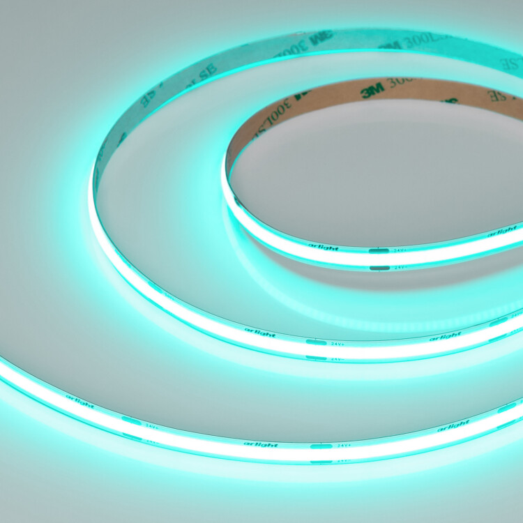 Лента COB-X480-8mm 24V Emerald (8 W/m, IP20, 5m) (Arlight, -) (047742) превью в интернет-магазине электрики Форум Электро в Москве
