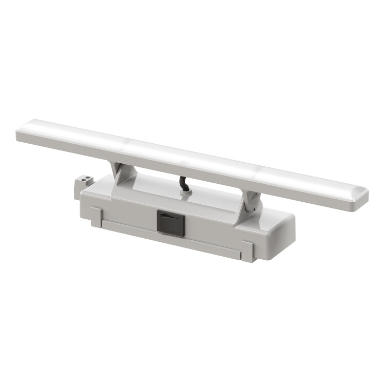 DKC Светильник светодиодный 6 Вт, 220 В, с выключателем, поворотный, цвет серый RAM block