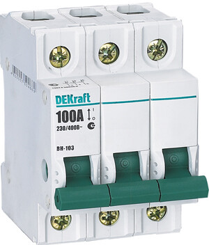 Dekraft Выключатель-разъединитель 3Р 32А ВН-103