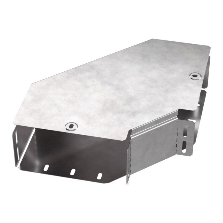 Промрукав Угол горизонтальный 90 градусов с крышкой Стандарт 200х100 (PR16.0419) превью в интернет-магазине электрики Форум Электро в Москве