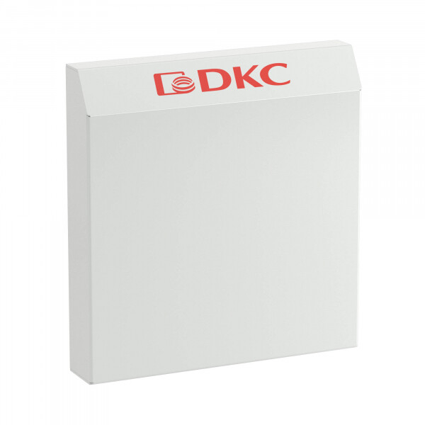 DKC Защитная панель IP56, листовая сталь RAL7035, для вентиляторов и решеток 112x112 мм