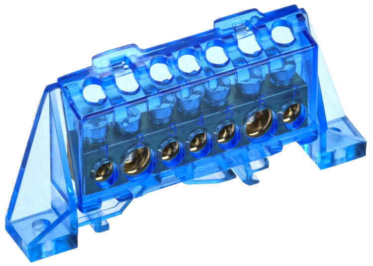 TEKFOR Шина N "ноль" в комб. изол. "Стойка" 8х12-7-С IEK (TF-NN20-07-DP-K07) превью в интернет-магазине электрики Форум Электро в Москве