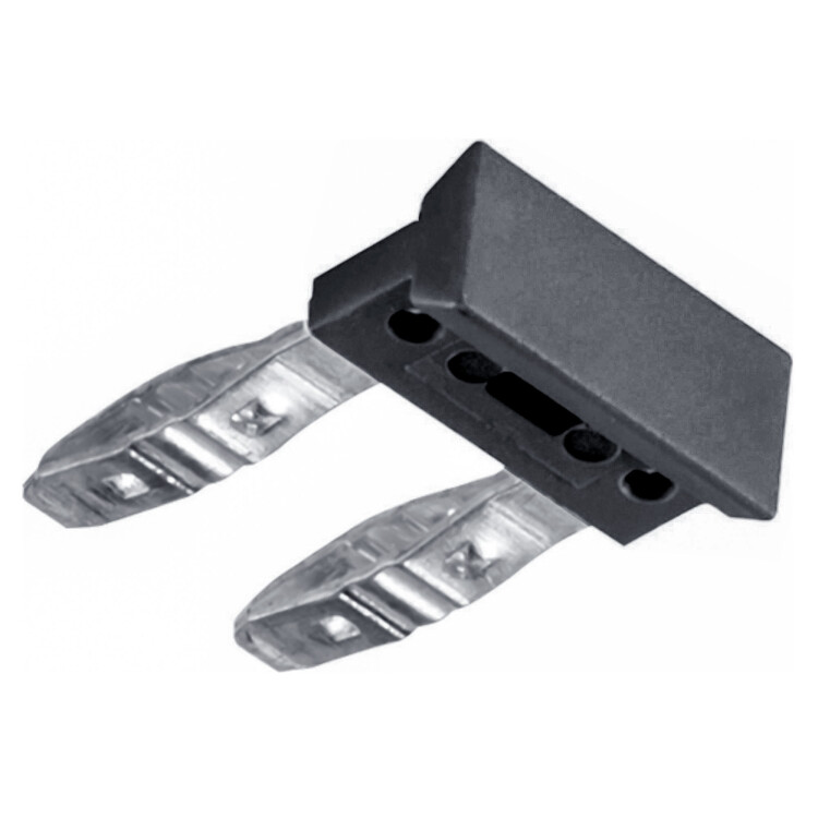 DKC 2-полюсный шинный соединитель для колодок с клеммами push-in IR- B1/B2/B4-PT и IRM-B-PT, черный цвет (IR-BB) превью в интернет-магазине электрики Форум Электро в Москве