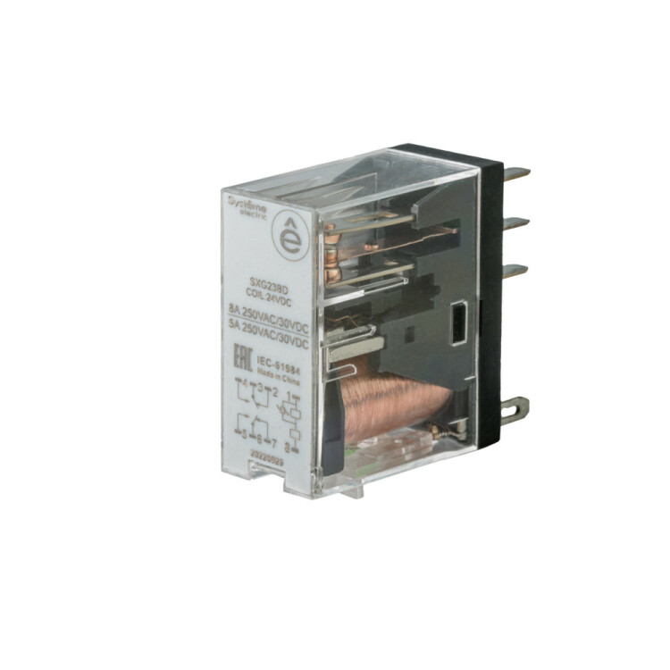 Реле 8A 2CO 24VDC LED (SXG23BD) превью в интернет-магазине электрики Форум Электро в Москве
